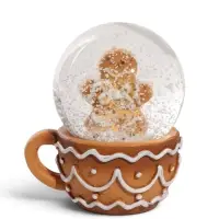 Снежный шар &laquo;Печенюшка в чашке&raquo;, d=4.5 см, 4.5&times;4.5&times;6.5 см