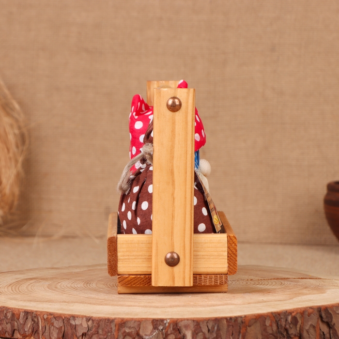 Оберег - домовой Оберег - домовой "Васёк в ящике", 15 х 16 см, микс