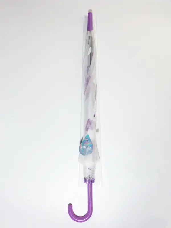 Зонт - трость полуавтоматический, 8 спиц, R=48/53 см, d=96 см, МИКС