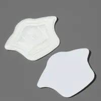 Пяткоудерживатели для обуви, на клеевой основе, 11&times;7.8 см, пара, белые