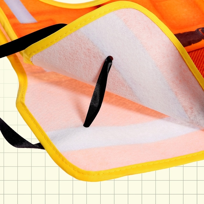 Набор строителя «Бригадир», с текстильным жилетом, 15 предметов Набор строителя «Бригадир», с текстильным жилетом, 15 предметов