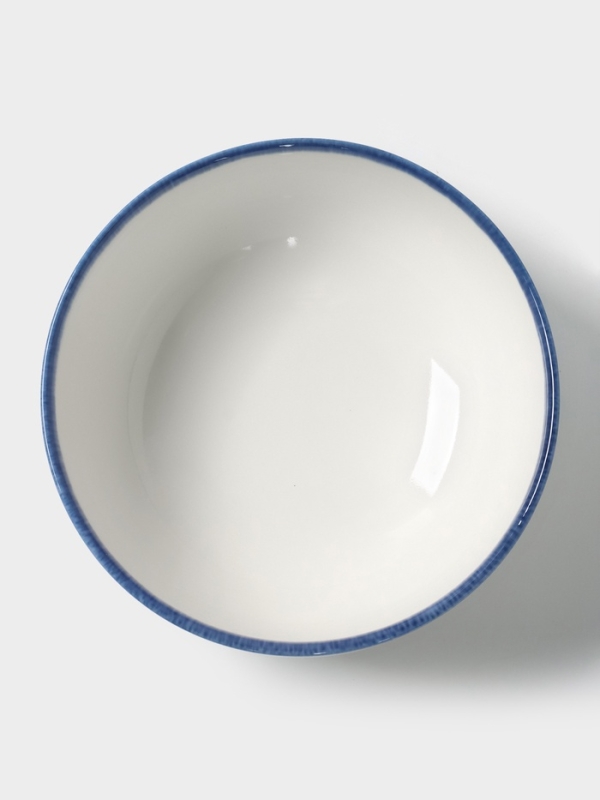 Салатник "Blue Lagoon" Magistro 15см, 14,6х6,7, цвет белый, синий