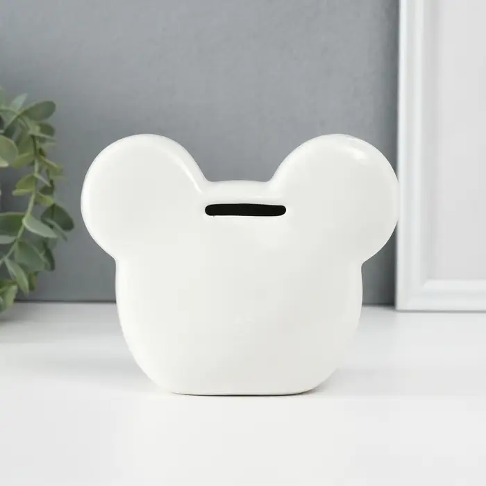 Копилка для денег &laquo;Милый мышонок&raquo;, керамика, 8.9&times;14.8&times;11.8 см