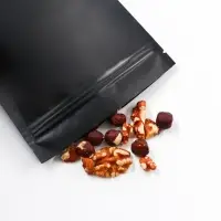 Пакет дой - пак, матовый, чёрный, 14&times;20&times;4 см