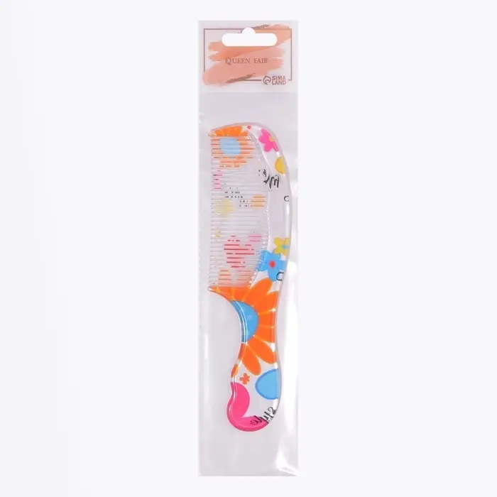 Расчёска, 19.2(±1) × 4.5 см, рисунок МИКС Расчёска, 19.2(±1) × 4.5 см, рисунок МИКС