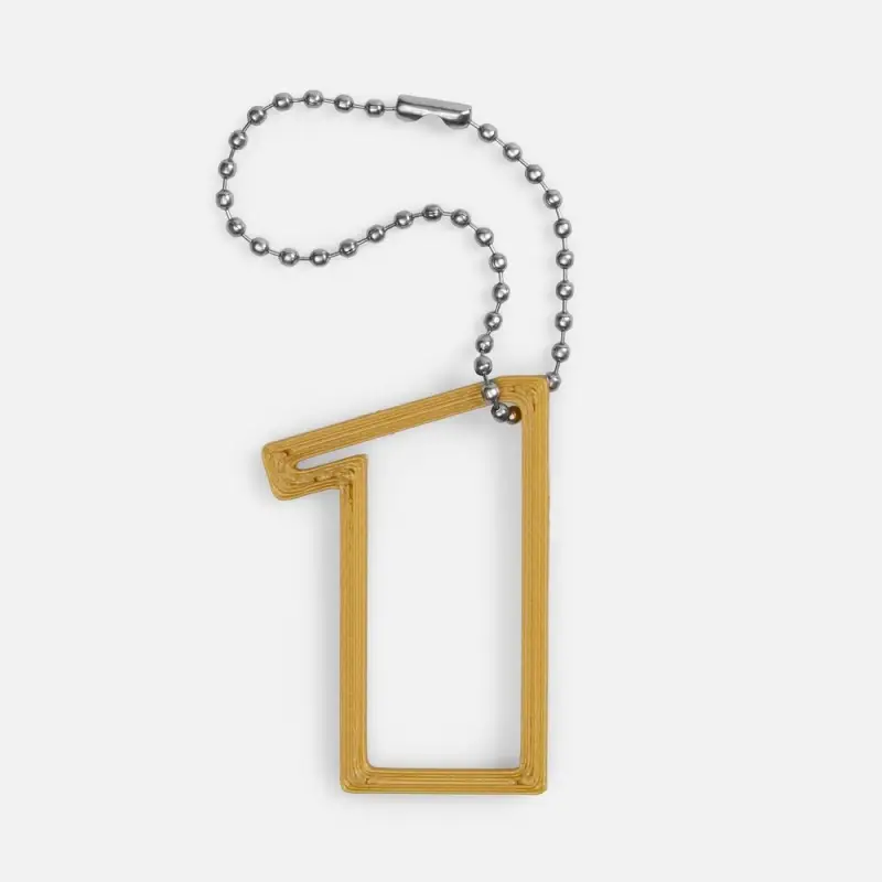 Подвеска Symbol, 3D-печать на заказ, цифра 1 Подвеска Symbol, 3D-печать на заказ, цифра 1