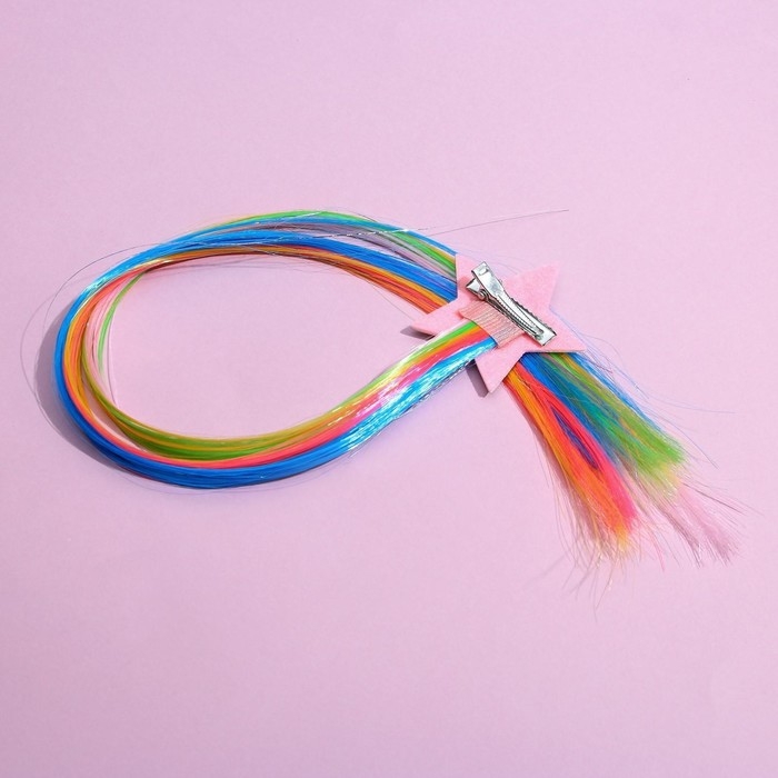 Заколки для волос , цветная прядь «Вжух, и я красотка» Заколки для волос , цветная прядь «Вжух, и я красотка»