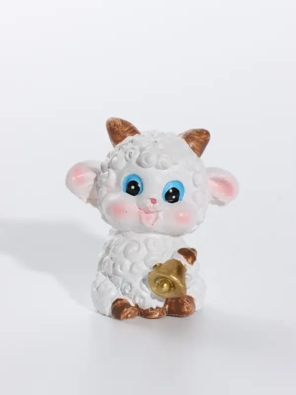 Фигурка полистоун &laquo;Бараш - кудряш с колокольчиком&raquo;, 3&times;2.5&times;4 см, МИКС