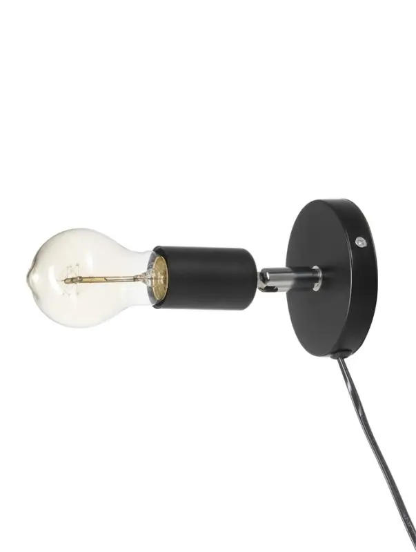 Спот &laquo;Дарни&raquo; с проводом и выключателем Е27 40 Вт чёрный 10&times;10&times;10-160 см