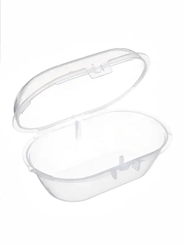 Набор классических пустышек, 2 шт., латекс, персиковый/айвори, в контейнере, от 3 мес., M&B Набор классических пустышек, 2 шт., латекс, персиковый/айвори, в контейнере, от 3 мес., M&B