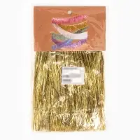 Гирлянда "Бахрома" 2 м золотая Гирлянда "Бахрома" 2 м золотая