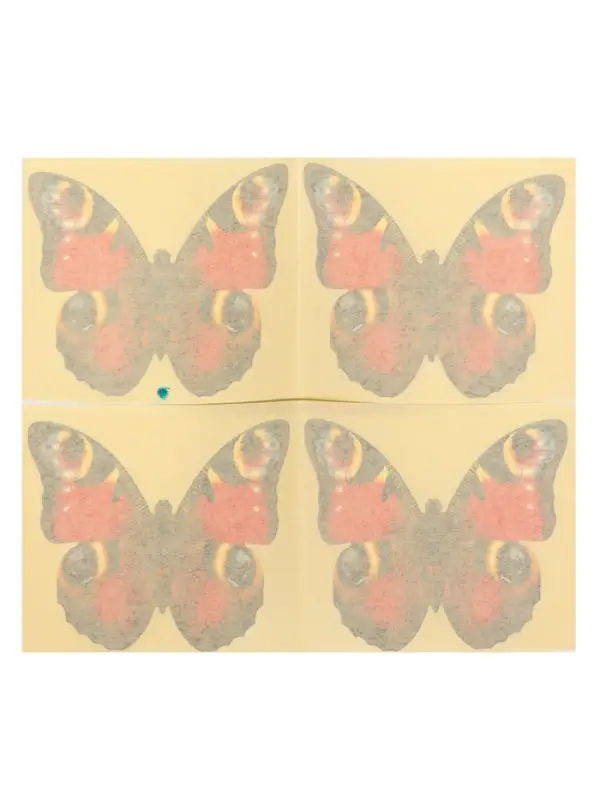 Приманка декоративная от мух &laquo;КАРАКУРТ СУПЕР&raquo;, пакет, 4 наклейки (бабочка черно-желтая)