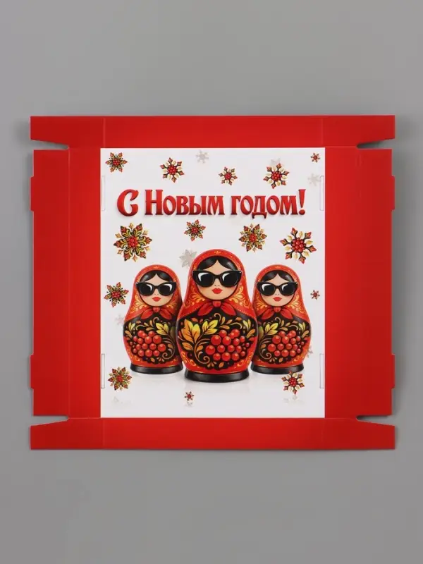 Коробка подарочная, складная 31.2&times;25.6&times;16.1 см &laquo;Русский стиль&raquo;