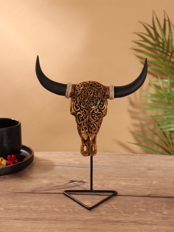 Сувенир  Сувенир "Череп буйвола" на стойке, 18х10х21 см