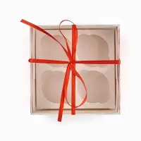 Коробка для капкейка «Счастливого нового года!», 16×16×7.5 см