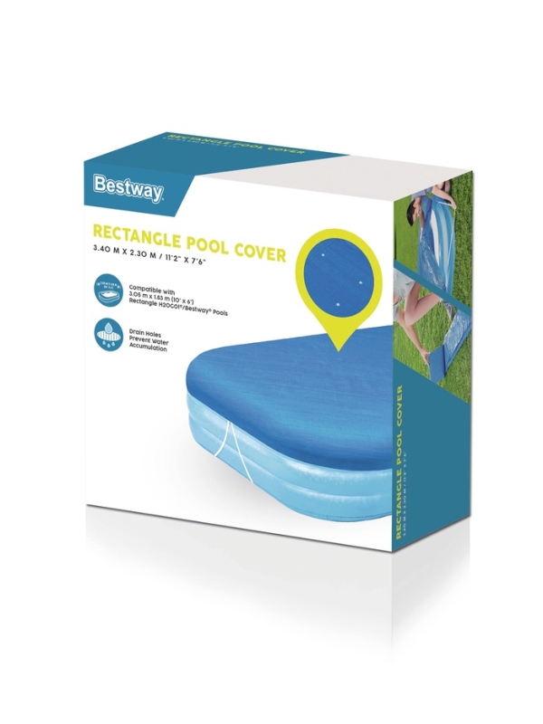 Тент для надувных бассейнов размером 305 х 183 см, 58108 Bestway Тент для надувных бассейнов размером 305 х 183 см, 58108 Bestway