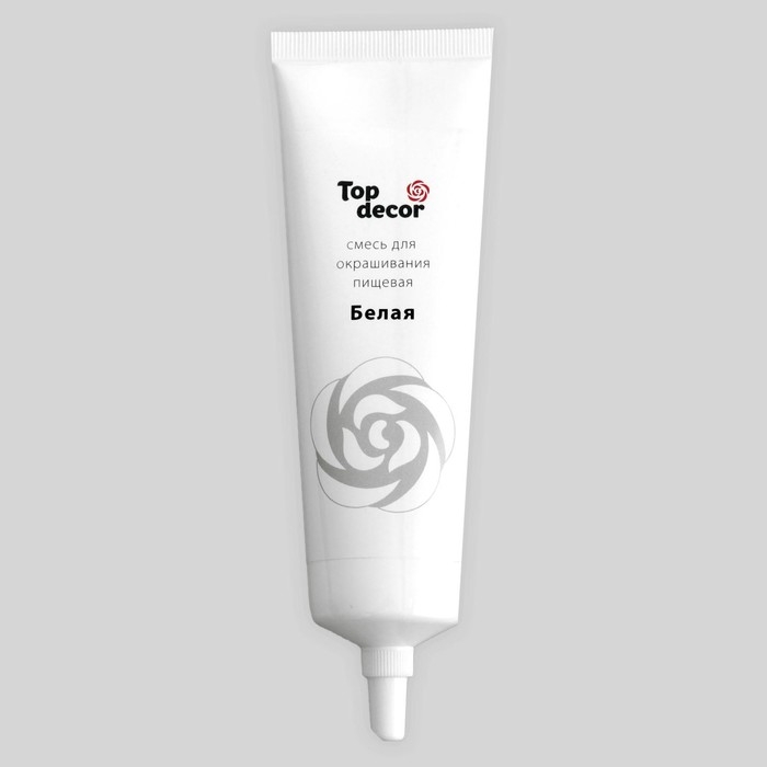 Пищевой краситель Top Decor гелевый, белый, 100 г Пищевой краситель Top Decor гелевый, белый, 100 г