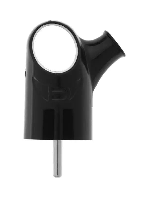 Вилка угловая с ушком TANGO, 16 А, 250 В, IP 20, с заземлением, черная, индивидуальная упаковка 1098