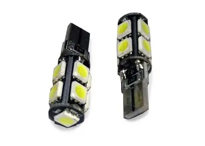 C011 T10 /белый/ (W2.1x9.5d) CANBUS 9SMD 5050, блистер 2 шт.