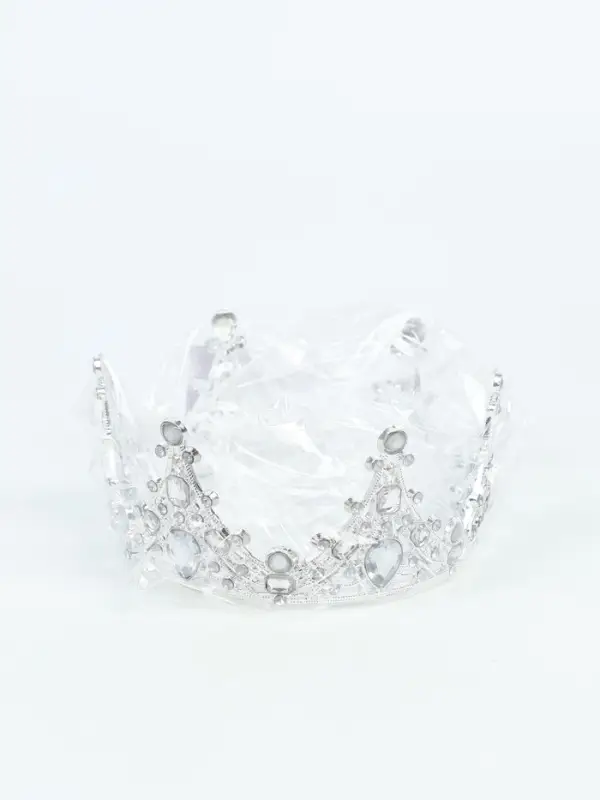 Корона для торта &laquo;Принцесса&raquo;, цвет серебро