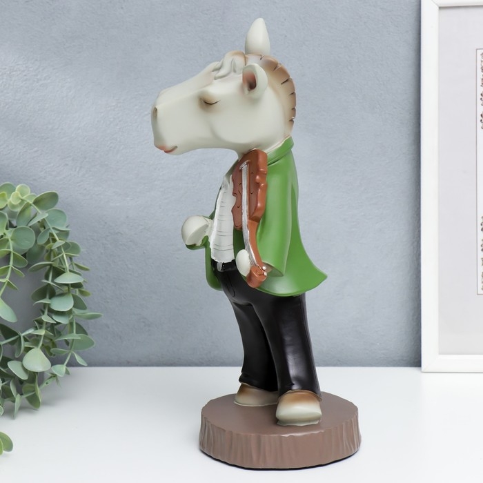 Сувенир полистоун Сувенир полистоун "Бременские музыканты. Конь со скрипкой" 31,5х15х15,5 см