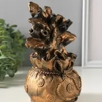 Фигурка гипс &laquo;Денежное дерево&raquo;, 17.5&times;12 см, под бронзу винтаж