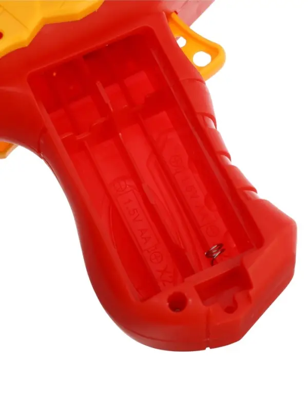 Генератор мыльных пузырей &laquo;Бластер&raquo;, световые эффекты, работает от батареек, цвет красный