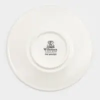 Кофейная пара Wilmax, 2 предмета: кружка 100 мл, блюдце d=13 см, фарфор, белая