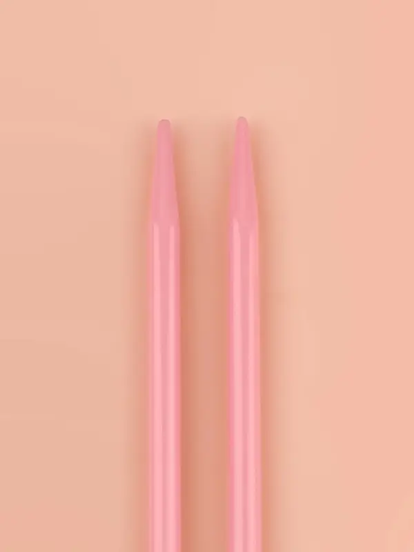 Спицы для вязания, прямые, d=5 мм, 35 см, 2 шт., розовые Спицы для вязания, прямые, d=5 мм, 35 см, 2 шт., розовые