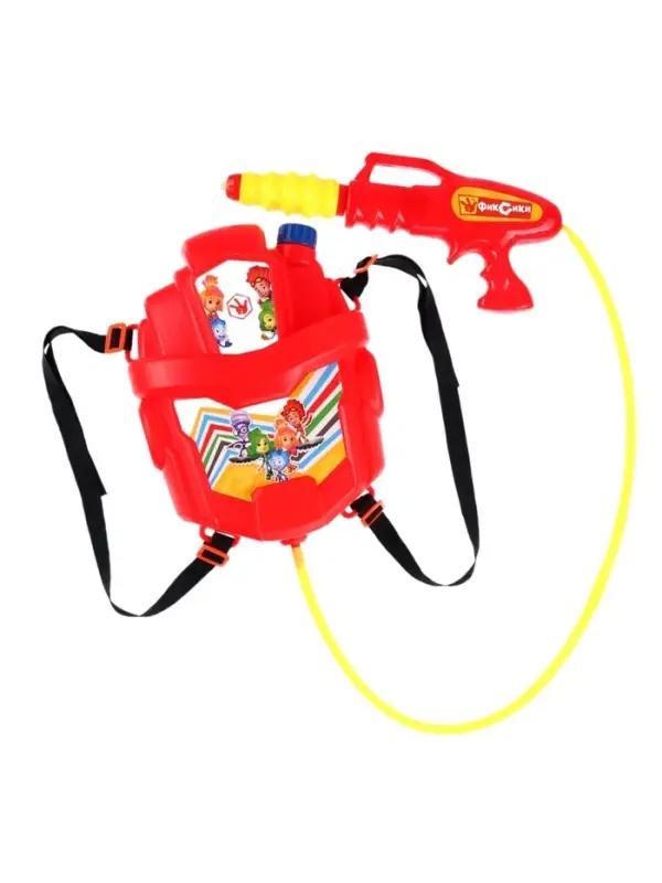 Водный ранец с пушкой, Фиксики, 1.5 л