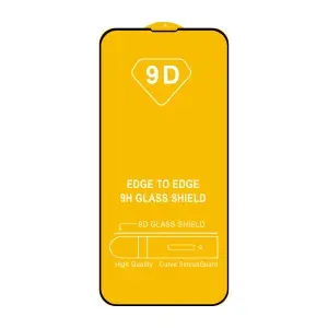 Защитное стекло для iPhone 13 Mini Full Glue с рамкой 2.5D черное (25 шт./уп.)