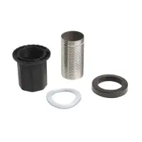 Смеситель для кухни ZEIN Z3706, регулируемый излив высотой 25 см, аэратор 2 режима, графит