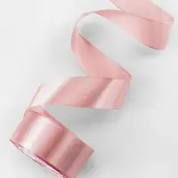 Лента атласная, 40 мм, 23&plusmn;1 м, цвет розовое золото