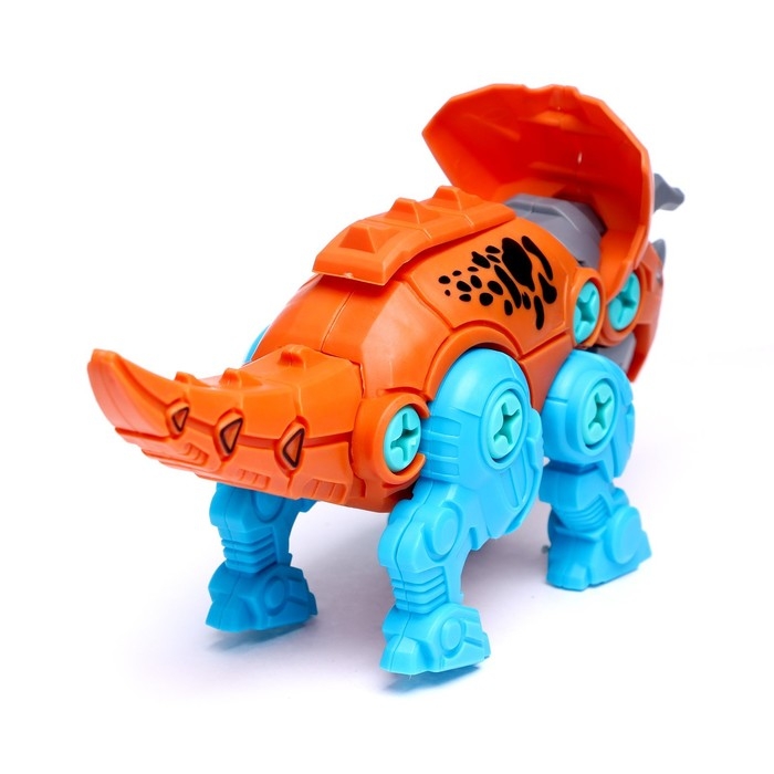 Конструктор винтовой «Трицератопс», с отверткой, 26 деталей Конструктор винтовой «Трицератопс», с отверткой, 26 деталей