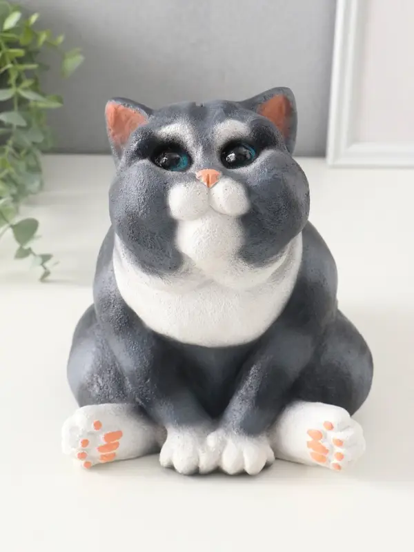 Копилка (гипс) Кот ПРЯНИК 18,5х16,5х18 см Копилка (гипс) Кот ПРЯНИК 18,5х16,5х18 см