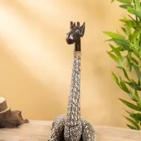Сувенир "Жираф" дерево 25х13х40 см, бежево-коричневый Сувенир "Жираф" дерево 25х13х40 см, бежево-коричневый