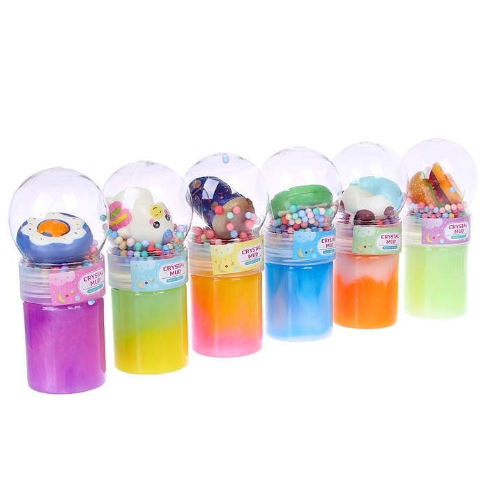 Лизун &laquo;Звери&raquo; с игрушкой, цвета МИКС