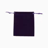Набор мешочков бархатных 50 шт., 10&times;12 см, цвет фиолетовый (9901893)
