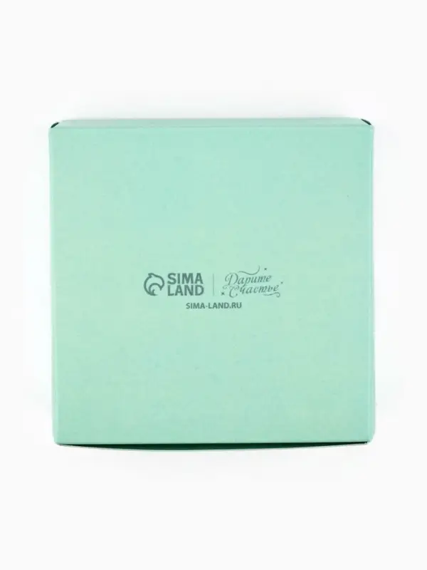 Коробка подарочная под бижутерию двухсторонняя, упаковка, «Тиффани», 7.5 х 7.5 х 3 см Коробка подарочная под бижутерию двухсторонняя, упаковка, «Тиффани», 7.5 х 7.5 х 3 см