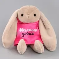 Мягкая игрушка Зая &laquo;Мамина дочка&raquo;, цвет МИКС
