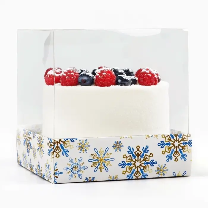 Коробка для кондитерских изделий &laquo;Новый год: Снежная сказка&raquo;, 10&times;10&times;10 см