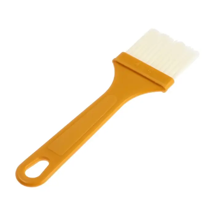 Кисть плоская ЛОМ промо, искусственная щетина, пластиковая рукоятка, 42 мм