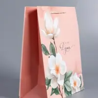 Пакет подарочный ламинированный "От всей души" 26 х 12 х 32 см