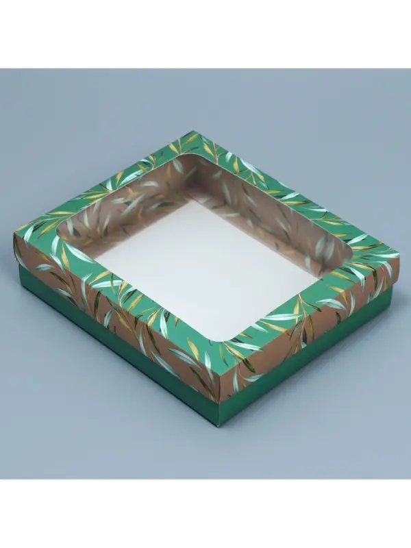 Коробка подарочная, упаковка, «Эко» , 23.5 х 20.5 х 5.5 см Коробка подарочная, упаковка, «Эко» , 23.5 х 20.5 х 5.5 см