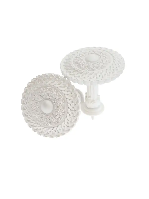 Крючок для штор CAPPIO KS030, d=95 мм, цвет белый, 2 шт Крючок для штор CAPPIO KS030, d=95 мм, цвет белый, 2 шт