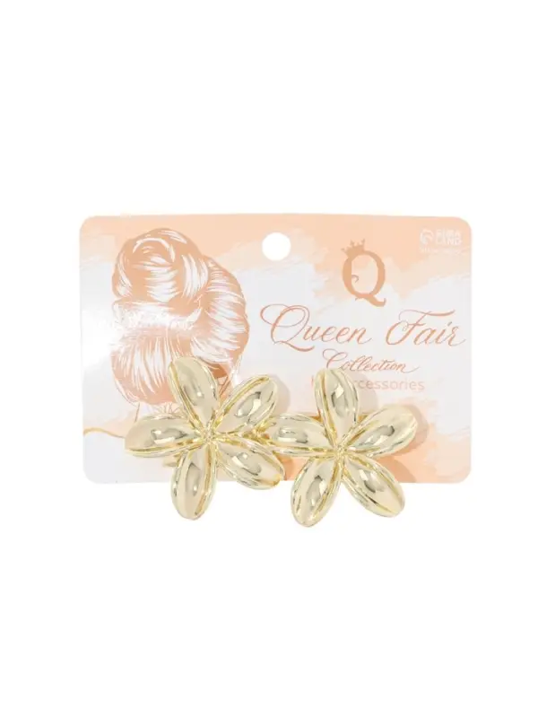 Заколка - автомат для волос QF &laquo;Орнелла&raquo;, 7 см, золото