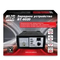 Зарядное устройство для автомобильного аккумулятора AVS BT-6020 (7A) 6/12V