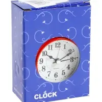 Часы - будильник настольные "Классика", дискретный ход, 12 х 8.5 см, АА, красные Часы - будильник настольные "Классика", дискретный ход, 12 х 8.5 см, АА, красные