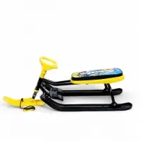 Снегокат &laquo;Тимка спорт 2+&raquo; winter sport, жёлтый, чёрный, ТС2+/WS Nika Kids