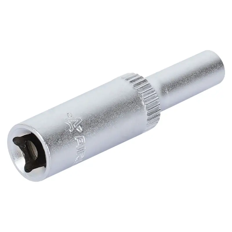 Головка торцевая 1/4"DR шестигранная 4.5мм, L=50мм